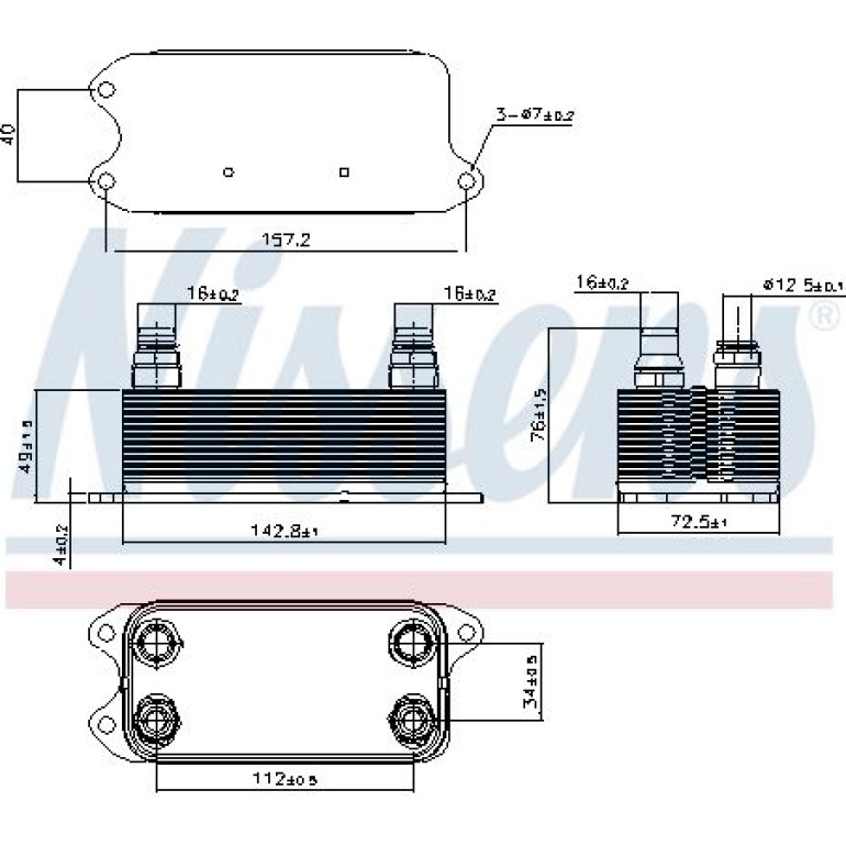 Ölkühler PKW 90909 Ölkühler PKW 90909