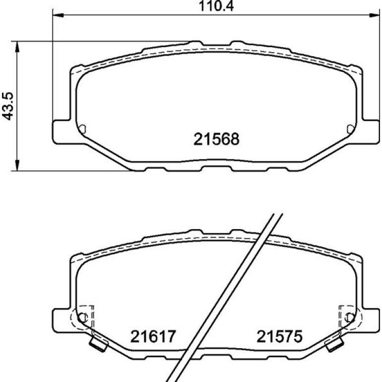 BREMBO Bremsklötze VA P 79 040 BREMBO Bremsklötze VA P 79 040
