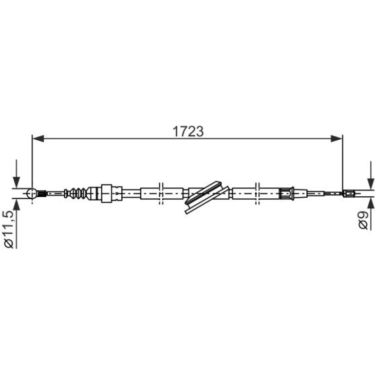 Handbremsseil 1987477686 Handbremsseil 1987477686