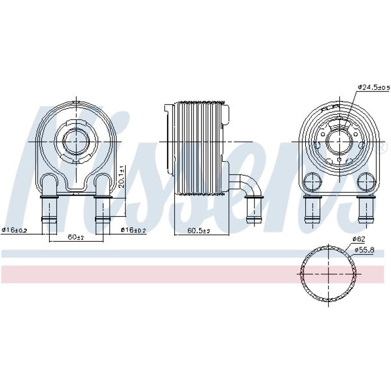 Ölkühler PKW 91249 Ölkühler PKW 91249