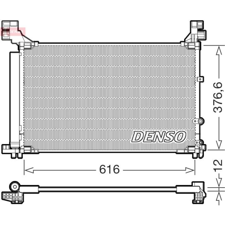 DENSO Kondensator, Klimaanlage DCN50133 DENSO Kondensator, Klimaanlage DCN50133