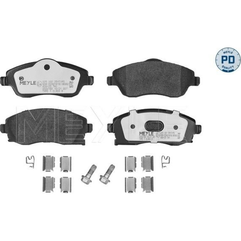 Bremsbelagsatz Opel P. Corsa C/Combo 01 025 232 2517/PD Bremsbelagsatz Opel P. Corsa C/Combo 01 025 232 2517/PD