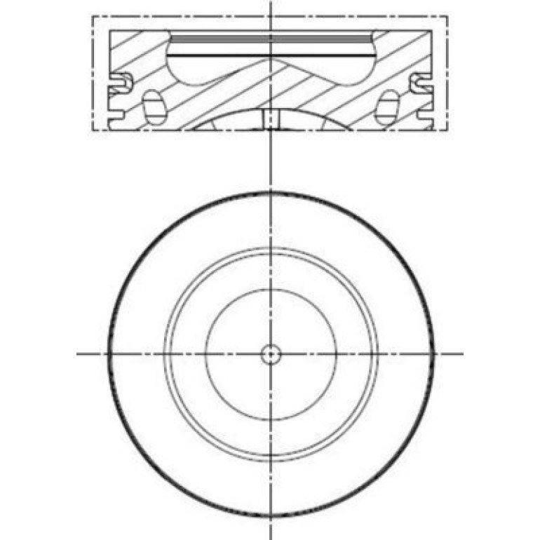 MAHLE Kolben 028 PI 00121 000 MAHLE Kolben 028 PI 00121 000