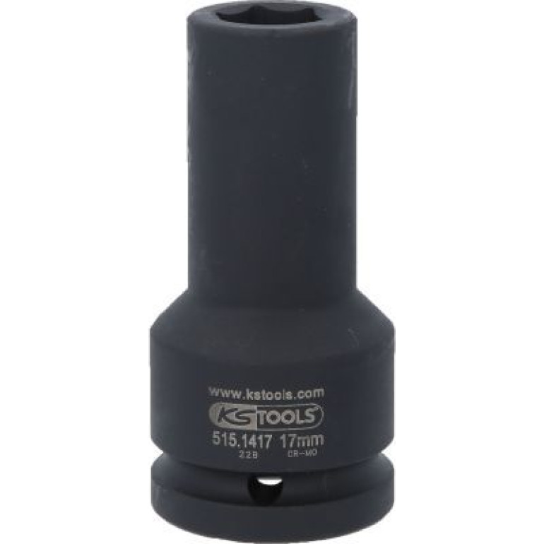 KS TOOLS 3/4-Sechskant-Kraftmutter, lang, 17 mm 515.1417 KS TOOLS 3/4-Sechskant-Kraftmutter, lang, 17 mm 515.1417