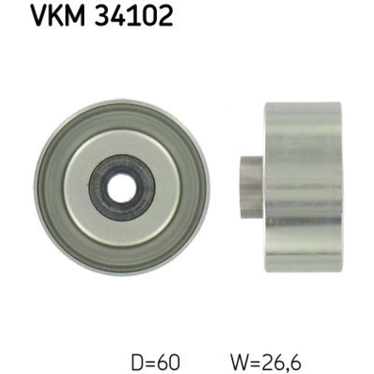Umlenkrolle Multi-V VKM 34102 Umlenkrolle Multi-V VKM 34102