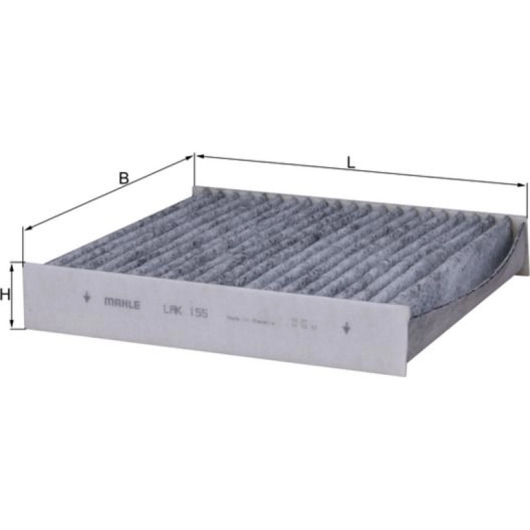 MAHLE Filter, Innenraumluft LAK 155 MAHLE Filter, Innenraumluft LAK 155