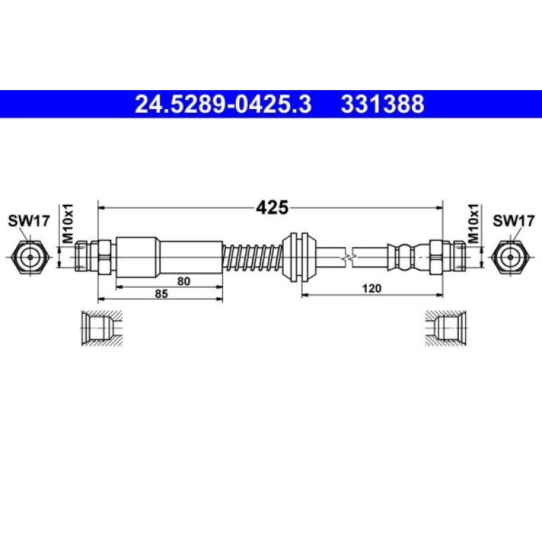 Bremsschlauch 24.5289-0425.3 Bremsschlauch 24.5289-0425.3