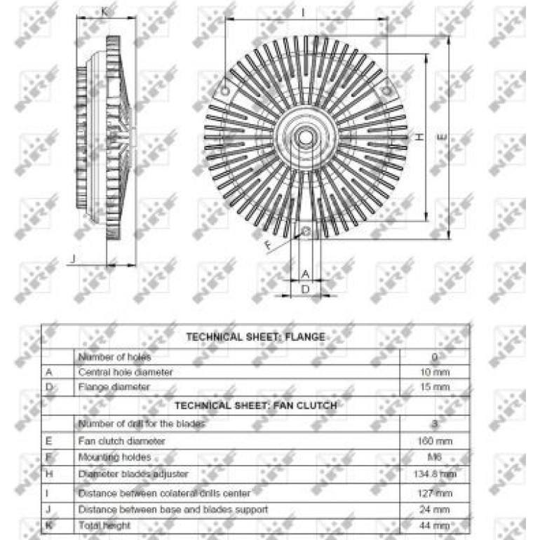 Kupplung, Kühlerlüfter NRF49529 Kupplung, Kühlerlüfter NRF49529