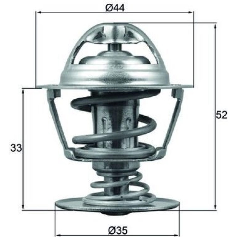 Thermostateinsatz mit Dichtung TX 173 88D Thermostateinsatz mit Dichtung TX 173 88D