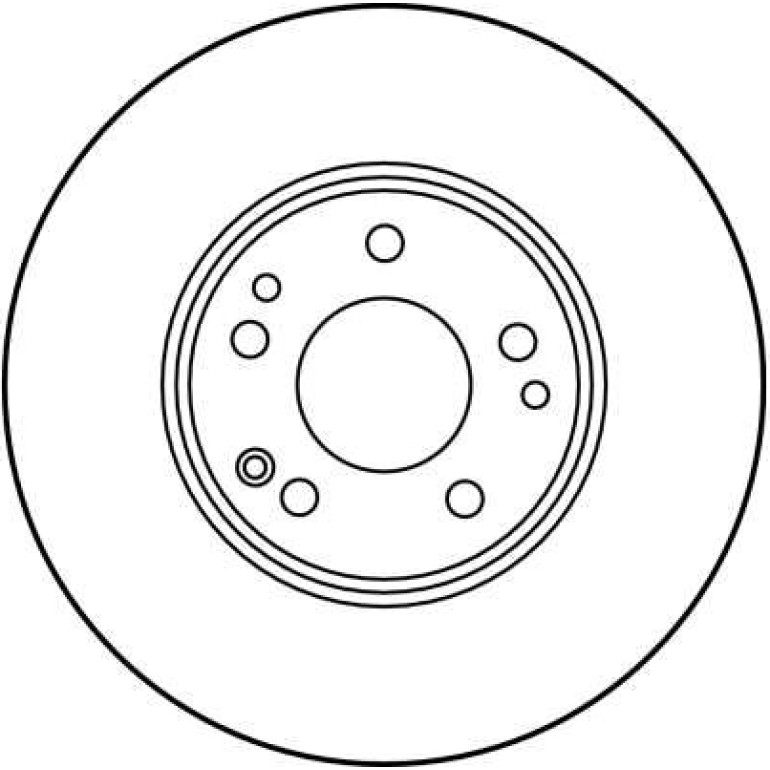 Bremsscheibe Db P. W124 280 DF1598 Bremsscheibe Db P. W124 280 DF1598