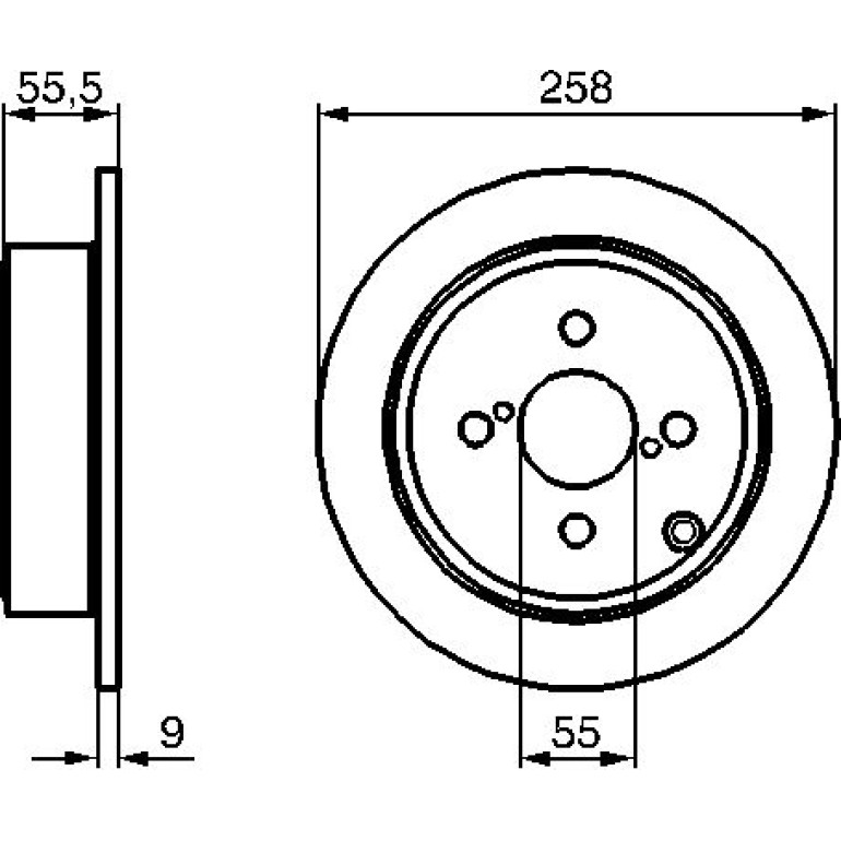 Bremsscheibe HA 0 986 479 086 Bremsscheibe HA 0 986 479 086