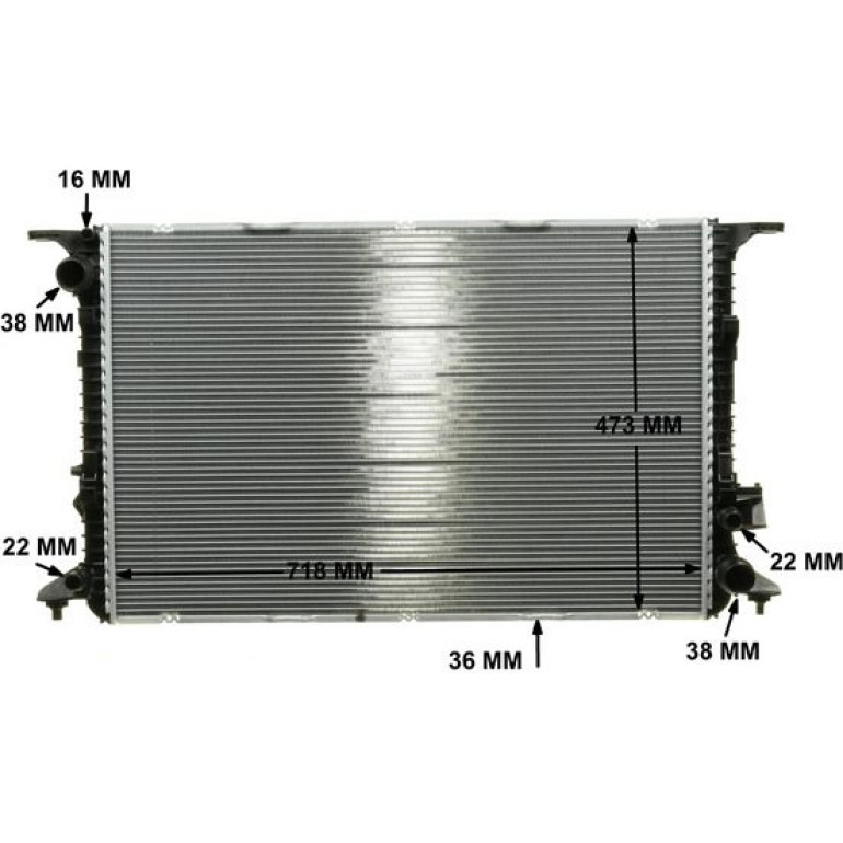 Kühler, Motorkühlung CR 1022 000P Kühler, Motorkühlung CR 1022 000P