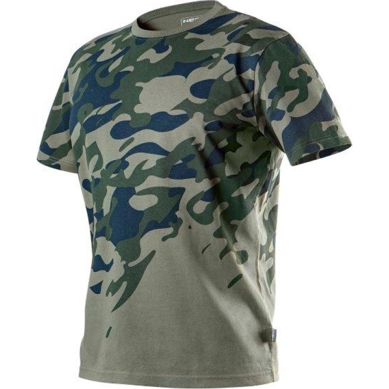 Arbeits-T-Shirt Mit Camo-Print, Größe M 81-613-M Arbeits-T-Shirt Mit Camo-Print, Größe M 81-613-M