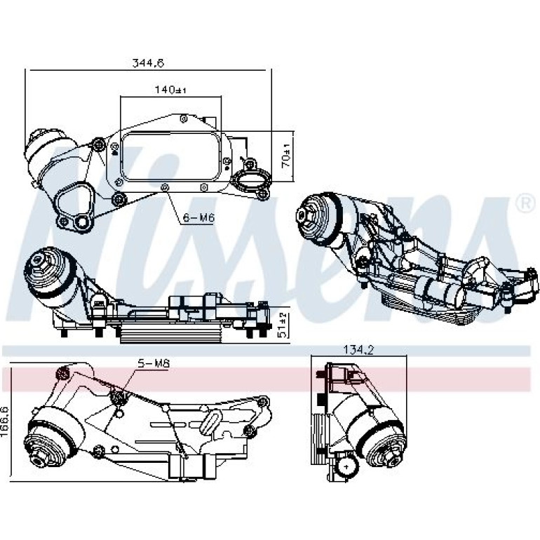 Ölkühler PKW 90930 Ölkühler PKW 90930