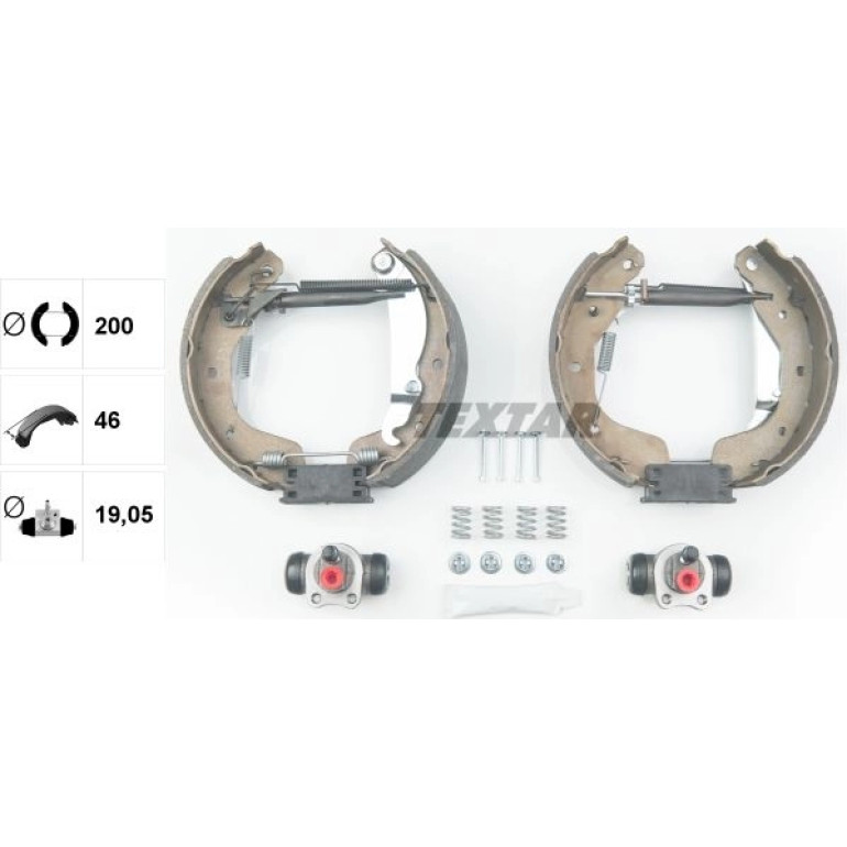 Satz Bremsbacken Opel Corsa C 1.0, 1.2, 1.4 09.00-, 1.3Cdti 06.03 84058200 Satz Bremsbacken Opel Corsa C 1.0, 1.2, 1.4 09.00-, 1.3Cdti 06.03 84058200