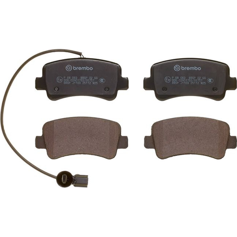 BREMBO Bremsklötze HA P 68 063 BREMBO Bremsklötze HA P 68 063