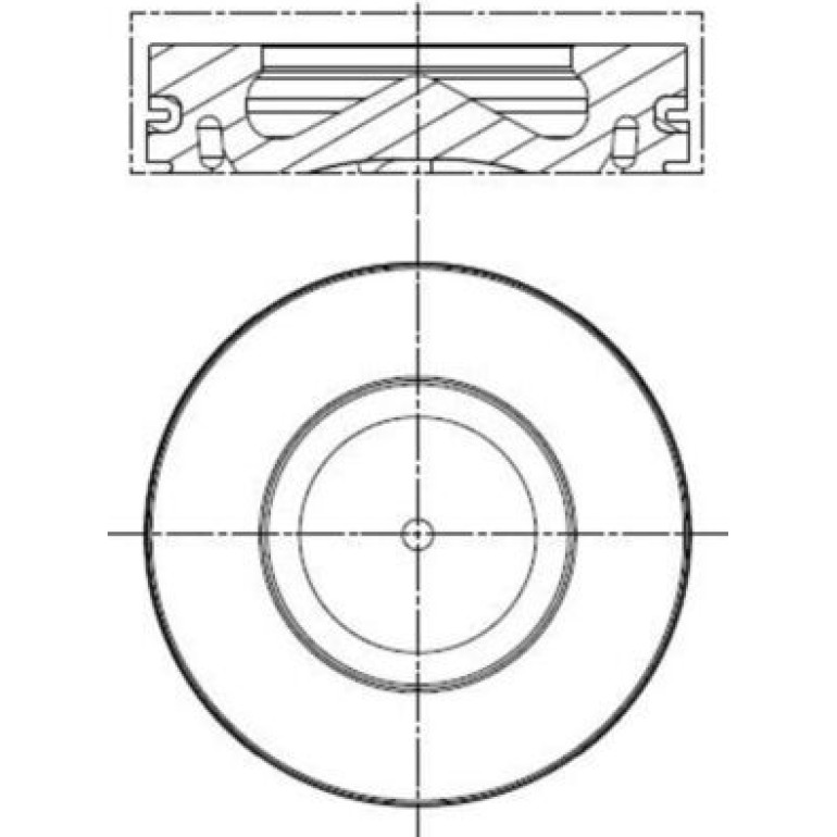MAHLE Kolben 081 PI 00100 000 MAHLE Kolben 081 PI 00100 000