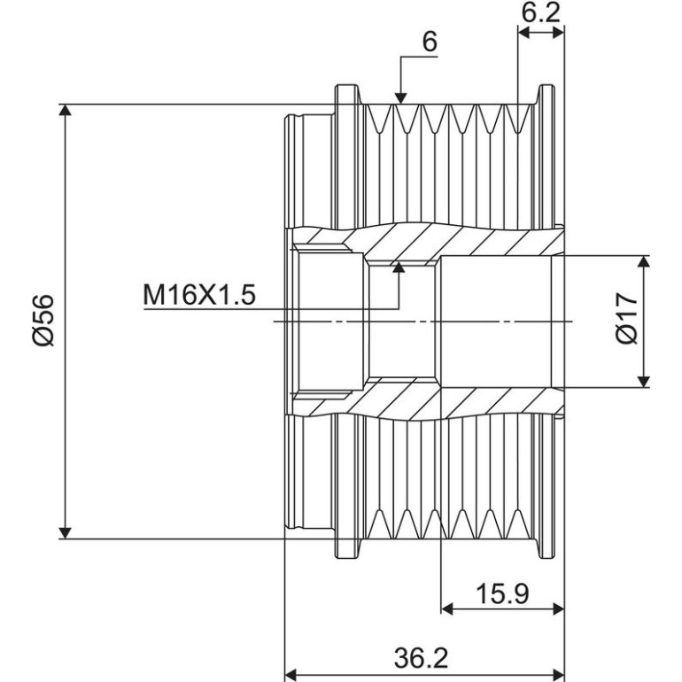 Generatorfreilauf 588077 Generatorfreilauf 588077
