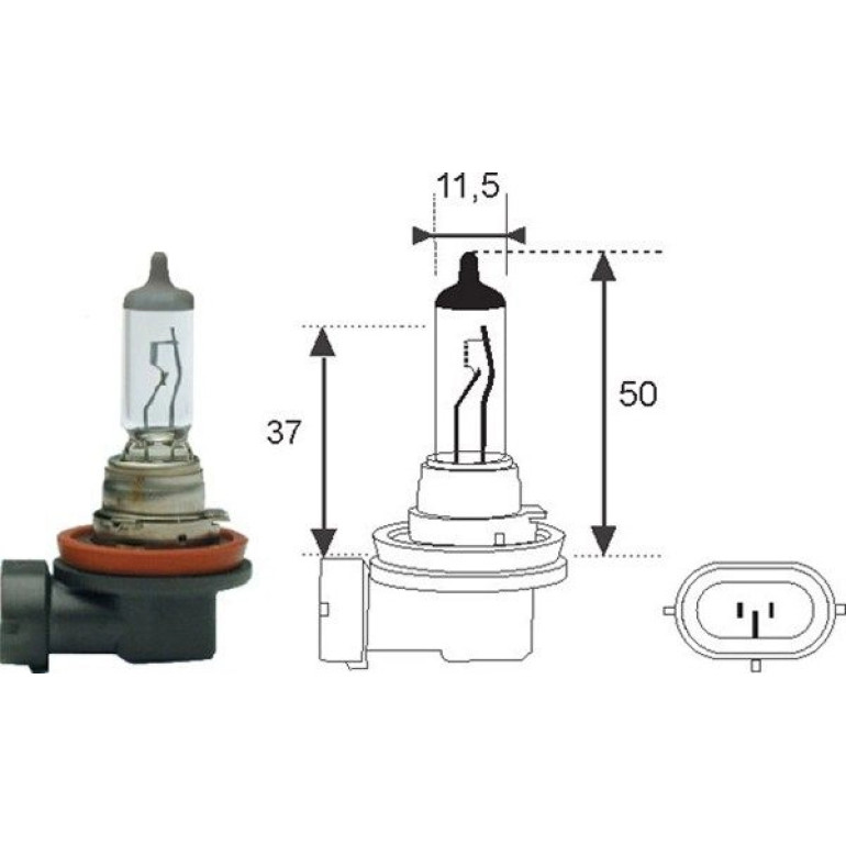 MAGNETI MARELLI Glühlampe, Hauptscheinwerfer H11 12V MAGNETI MARELLI Glühlampe, Hauptscheinwerfer H11 12V