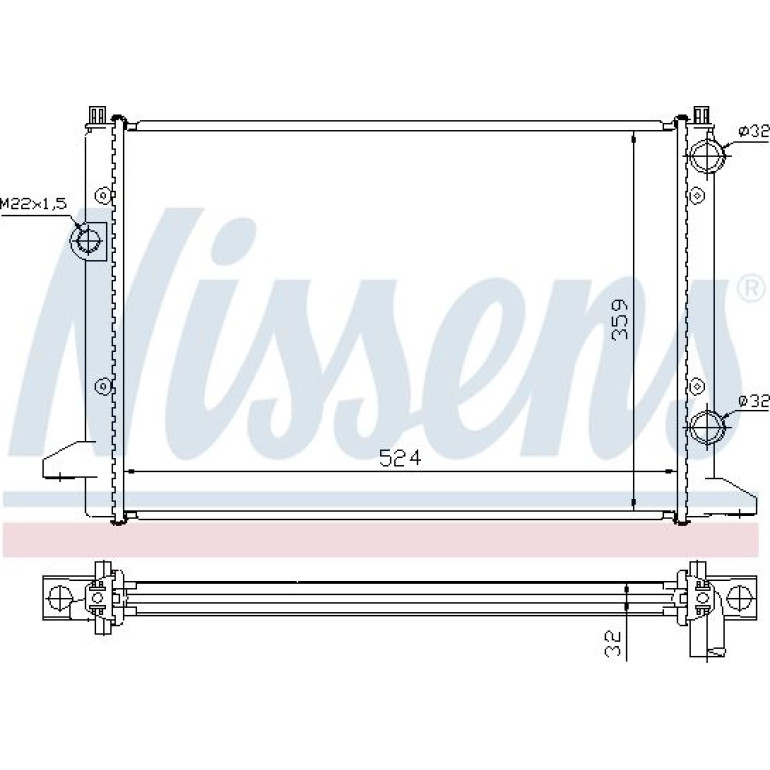 Wasserkühler PKW 65253 Wasserkühler PKW 65253