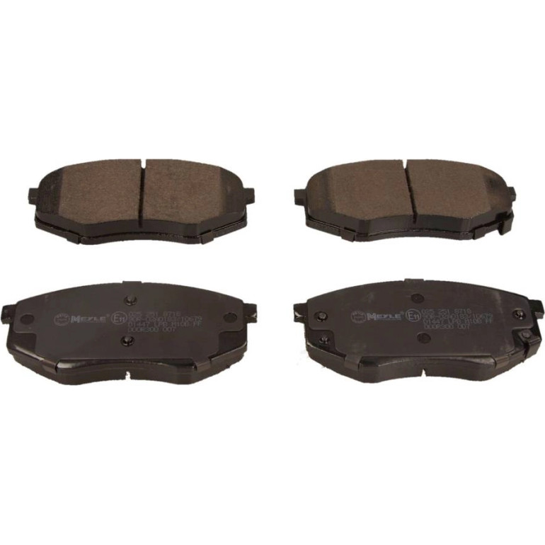 MEYLE Bremsbelagsatz Hyundai Ix20 1.4-1.6 10 025 251 8718 MEYLE Bremsbelagsatz Hyundai Ix20 1.4-1.6 10 025 251 8718
