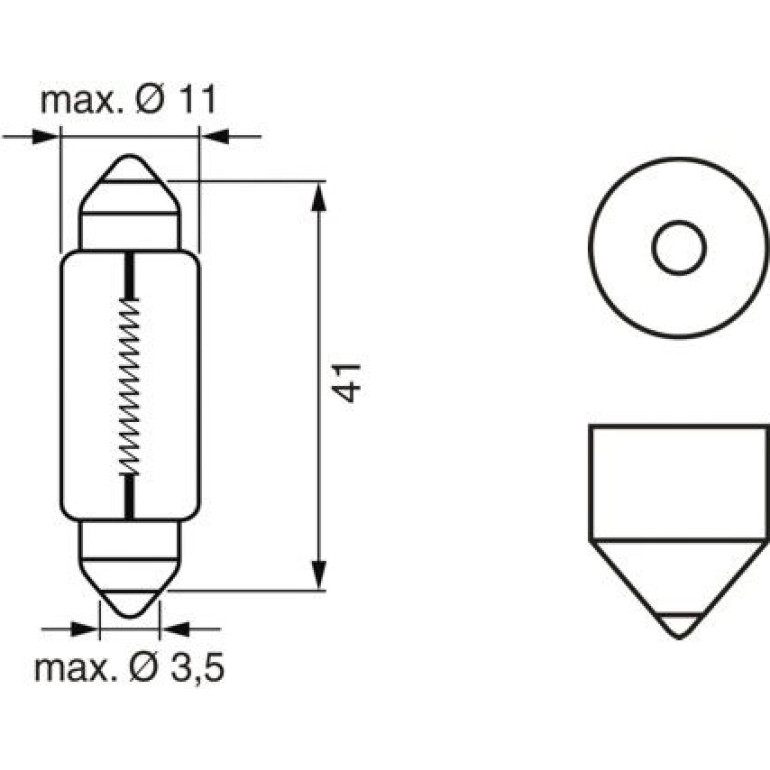 12V 5W PURE LIGHT SV8,5-8 1987302225 12V 5W PURE LIGHT SV8,5-8 1987302225