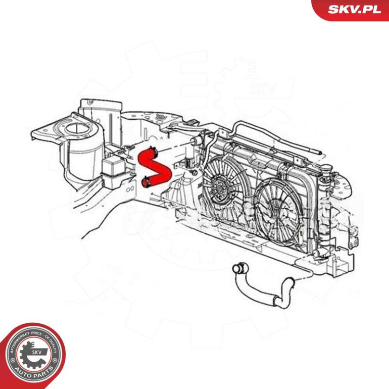 ESEN SKV Kühlerschlauch 43SKV610 ESEN SKV Kühlerschlauch 43SKV610
