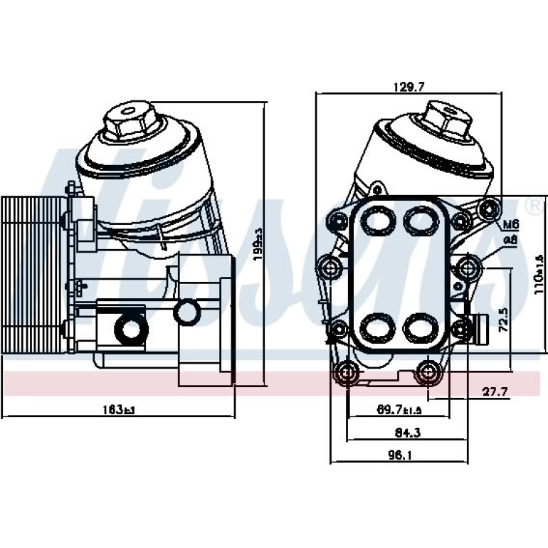 Ölkühler PKW 91154