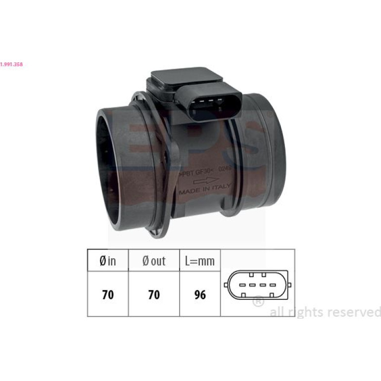 Luftmassenmesser 1.991.358 Luftmassenmesser 1.991.358
