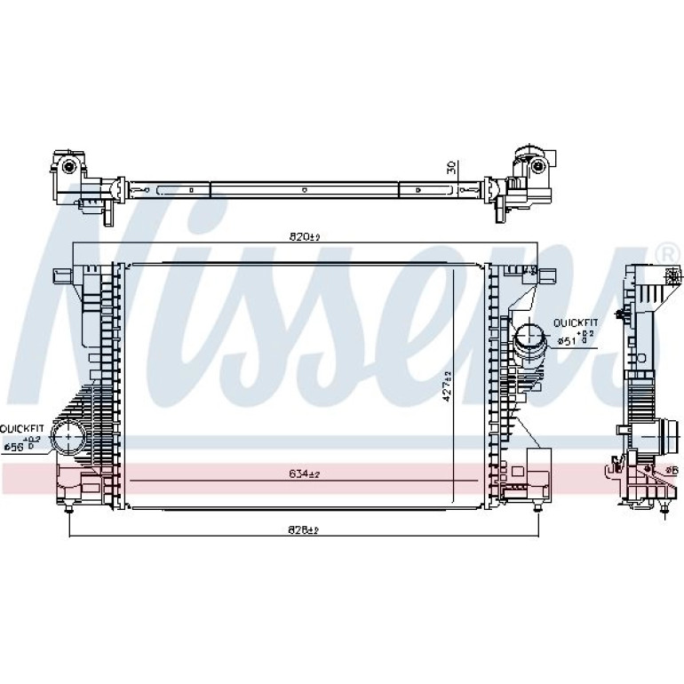 Ladeluftkühler PKW 961560 Ladeluftkühler PKW 961560