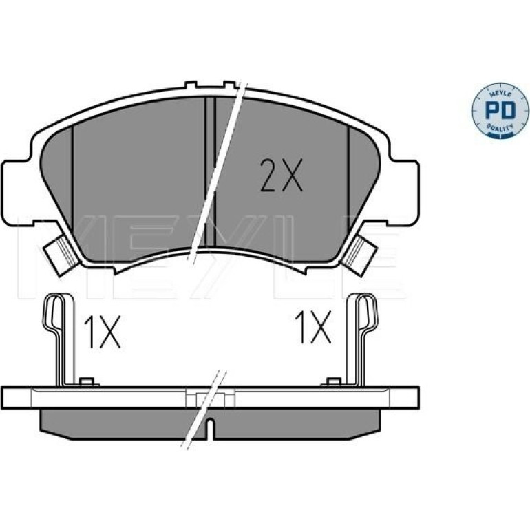 Bremsbelagsatz Honda P. Civic 91 025 216 9715/PD Bremsbelagsatz Honda P. Civic 91 025 216 9715/PD