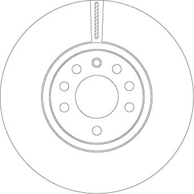 Bremsscheibe Opel P. Vectra C DF4549 Bremsscheibe Opel P. Vectra C DF4549