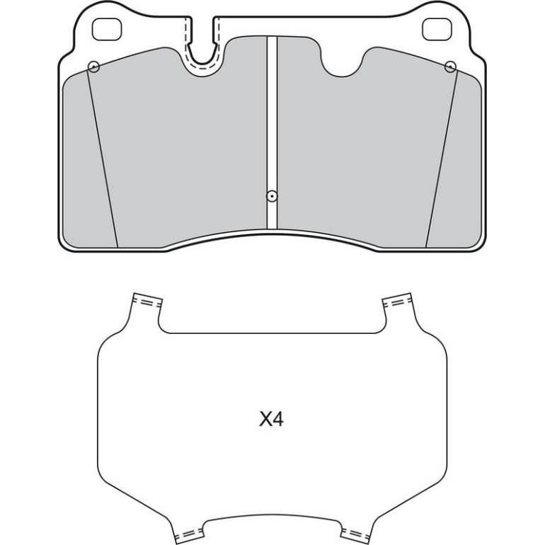 VALEO Bremsbeläge 601278