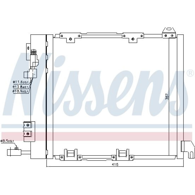 Kondensator PKW 94385 Kondensator PKW 94385