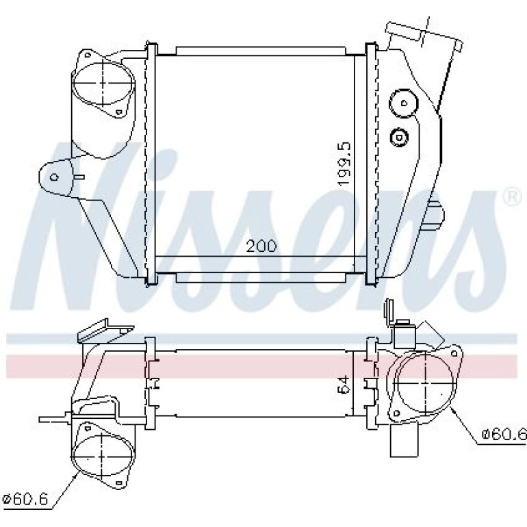 Ladeluftkühler PKW 96032