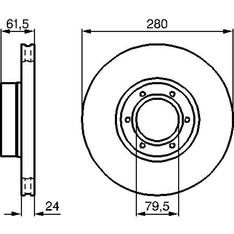 Bremsscheibe VA 0 986 478 745 Bremsscheibe VA 0 986 478 745