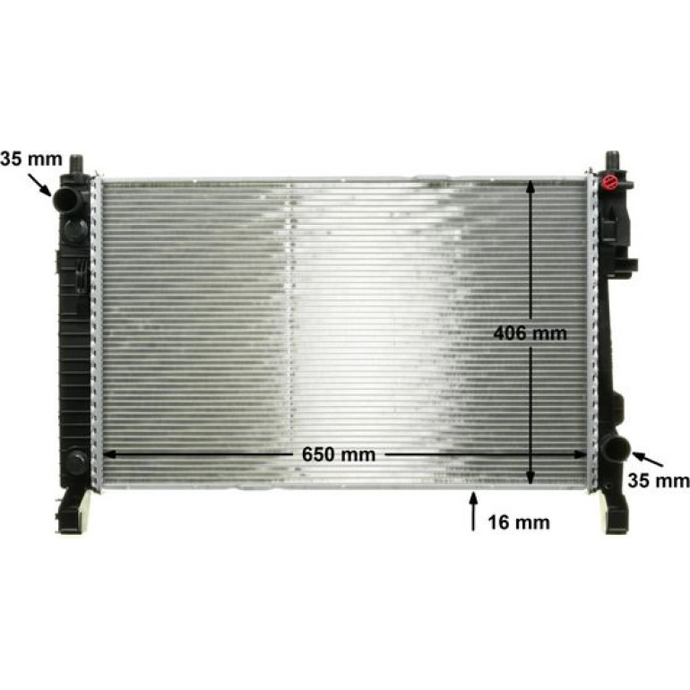Kühler, Motorkühlung CR 661 000P Kühler, Motorkühlung CR 661 000P