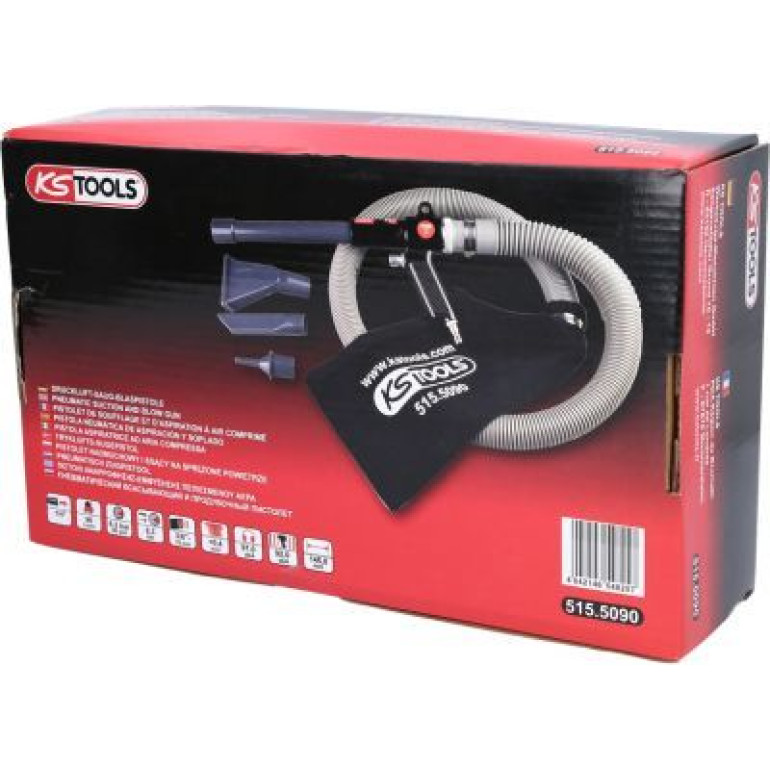 KS TOOLS Pneumatische Saugpistole, 145 mm 515.5090 KS TOOLS Pneumatische Saugpistole, 145 mm 515.5090