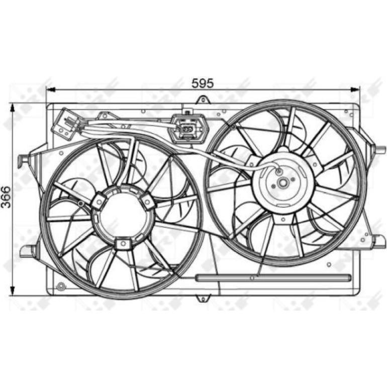 Lüfter Motorkühlung 47061 Lüfter Motorkühlung 47061