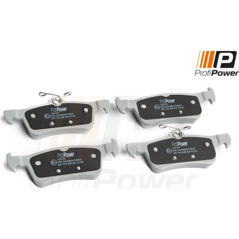 PROFIPOWER Bremsbelagsatz, Scheibenbremse 1B2162 PROFIPOWER Bremsbelagsatz, Scheibenbremse 1B2162