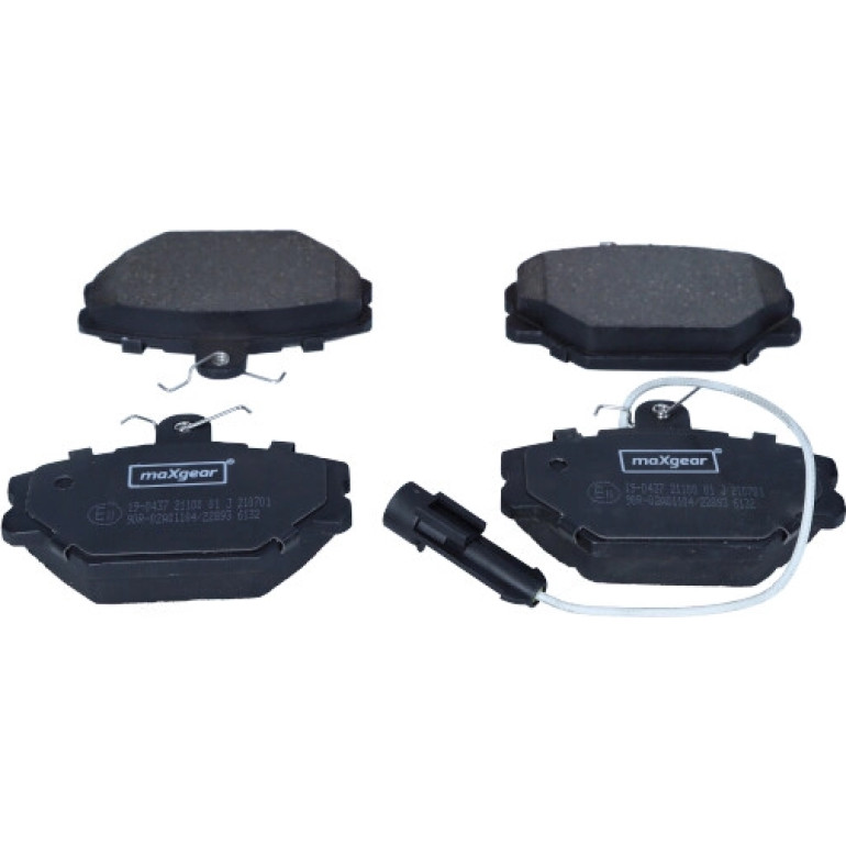 Maxgear 19-0437 Bremsbelagsatz Fiat P. Tipo/Polonez Iii 92- 1.6/1.9 Maxgear 19-0437 Bremsbelagsatz Fiat P. Tipo/Polonez Iii 92- 1.6/1.9