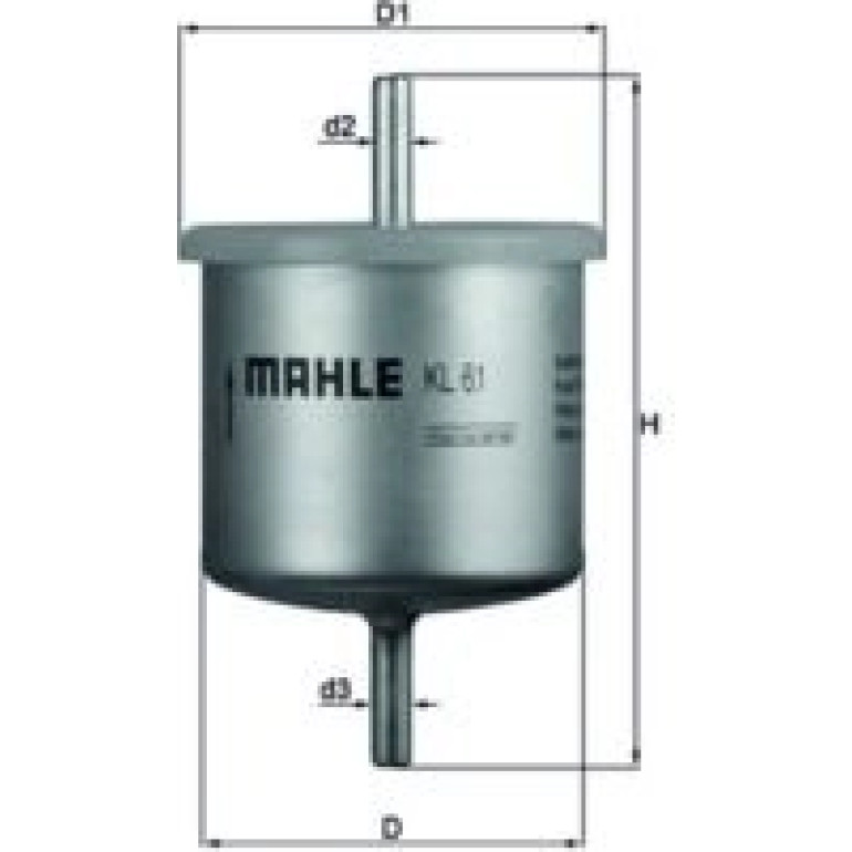 MAHLE Kraftstofffilter KL 61 MAHLE Kraftstofffilter KL 61