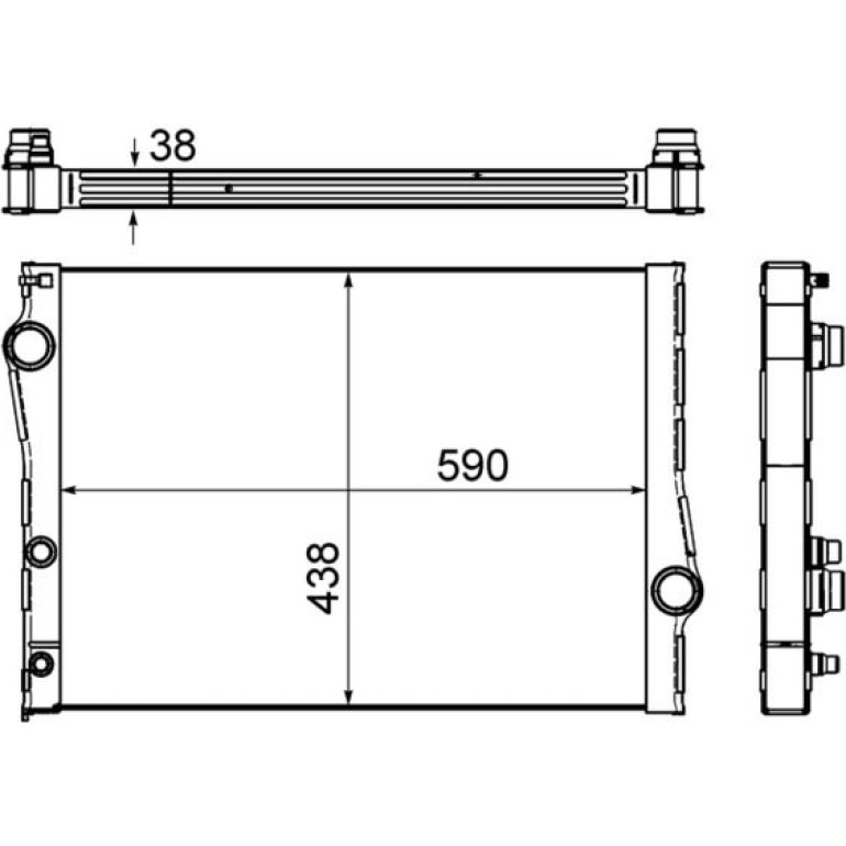 Kühler, Motorkühlung CR 1049 000S
