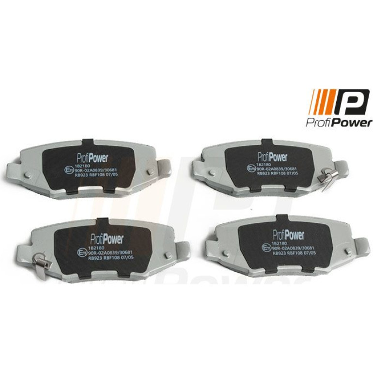 PROFIPOWER Bremsbelagsatz, Scheibenbremse 1B2180 PROFIPOWER Bremsbelagsatz, Scheibenbremse 1B2180