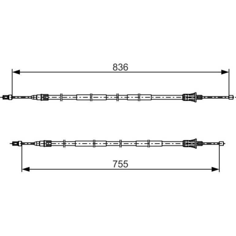 Handbremsseil 1987482800 Handbremsseil 1987482800