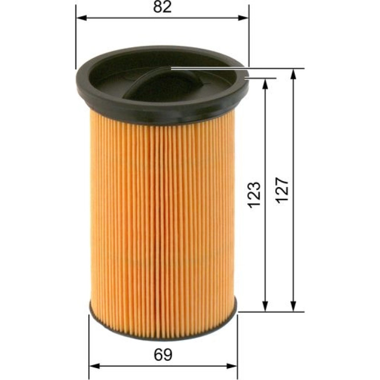Kraftstofffiltereinsatz 1457431708 Kraftstofffiltereinsatz 1457431708