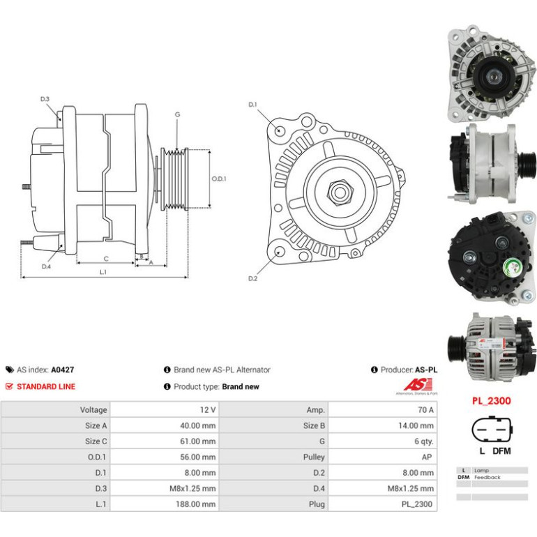 Generator A0427 Generator A0427