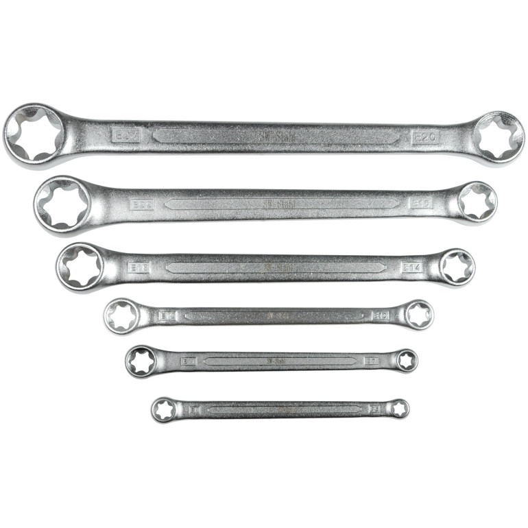 SW-Stahl Torx-Ringsatz 6 tlg. E10-E12/E14 01560L SW-Stahl Torx-Ringsatz 6 tlg. E10-E12/E14 01560L