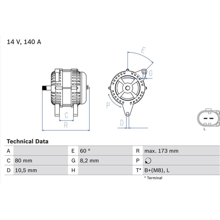 Lichtmaschine 0 986 049 950 Lichtmaschine 0 986 049 950