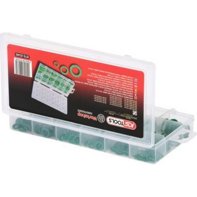 KS TOOLS O-Ring-Satz, für Klimaanlage, HNBR, 270-teilig 970.0340 KS TOOLS O-Ring-Satz, für Klimaanlage, HNBR, 270-teilig 970.0340
